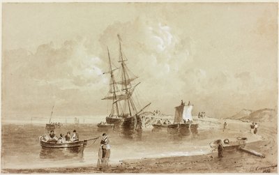 Budle Bay, Northumberland by John Wilson Carmichael